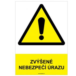 Tab.Zvysene nebezpeci urazu